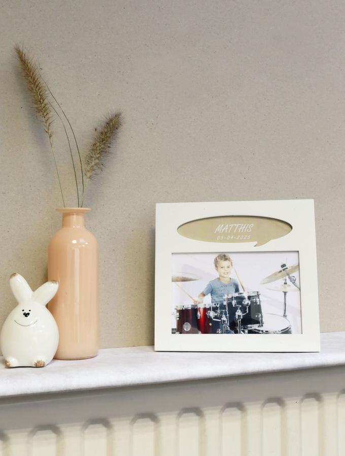 Deknudt Frames Cadre Photo En Blanc Avec Phylactère S68LK1 E2T