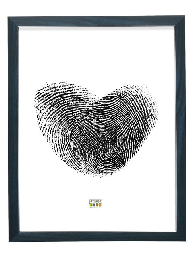 Deknudt Frames Cadre Photo En Bleu Avec Bord En Argenté S41VK6