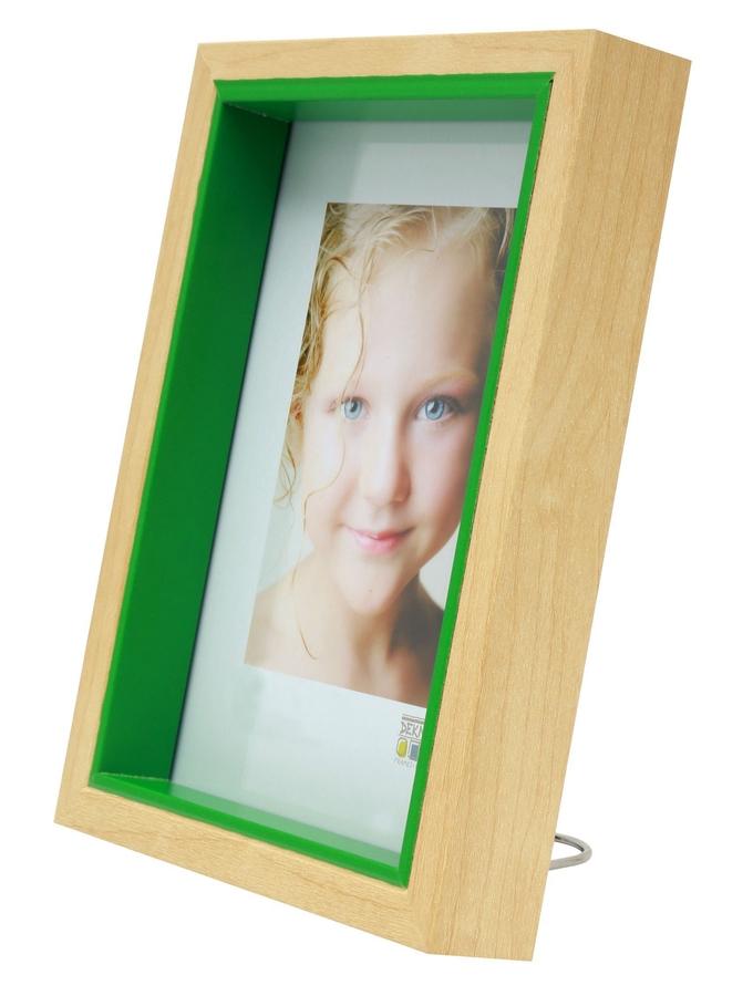 Deknudt Frames Cadre Photo En Bois Avec Bord Vert S40BH8