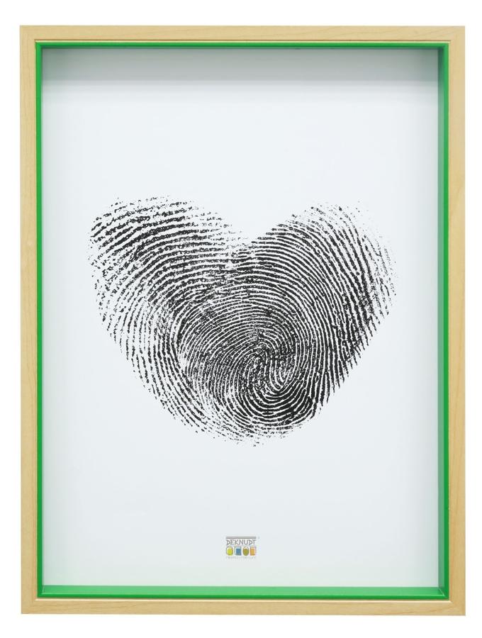 Deknudt Frames Cadre Photo En Bois Avec Bord Vert S40BH8