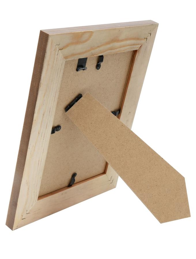 Deknudt Frames Cadre Photo En Bois Brun Avec Impression Florale S68VH3