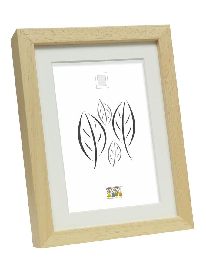 deknudt frames Cadre photo en bois clair avec passe-partout S223H1