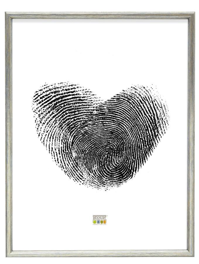 Deknudt Frames Cadre Photo En Bois Couleur Argenté S236D1