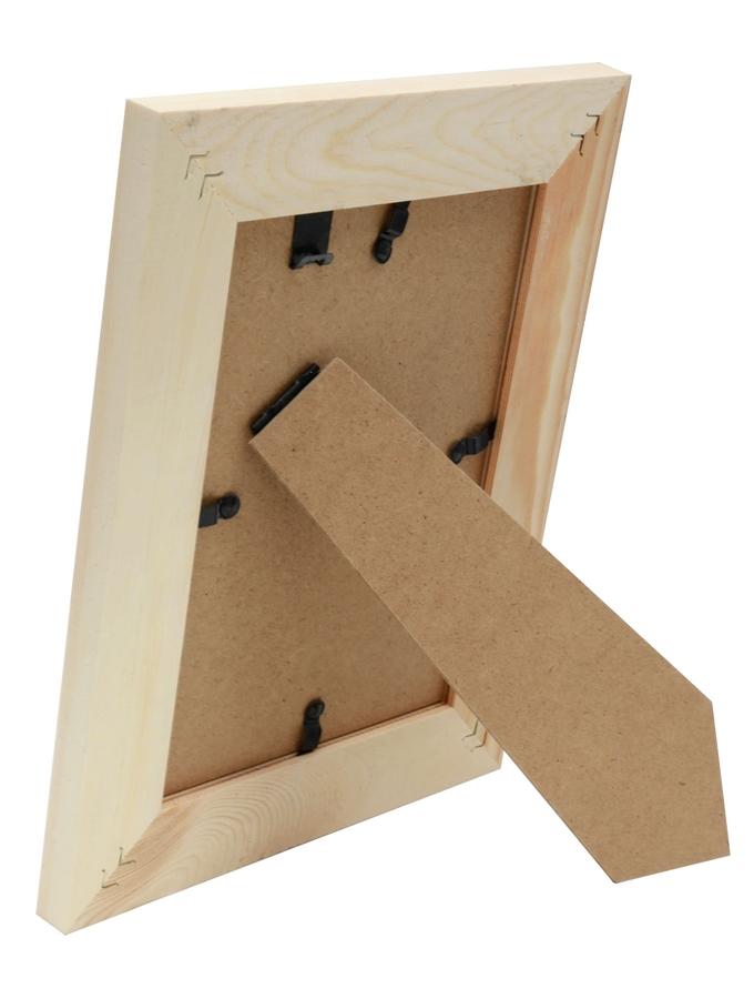 Deknudt Frames Cadre Photo En Bois Naturel Avec Impression Florale S68VH1