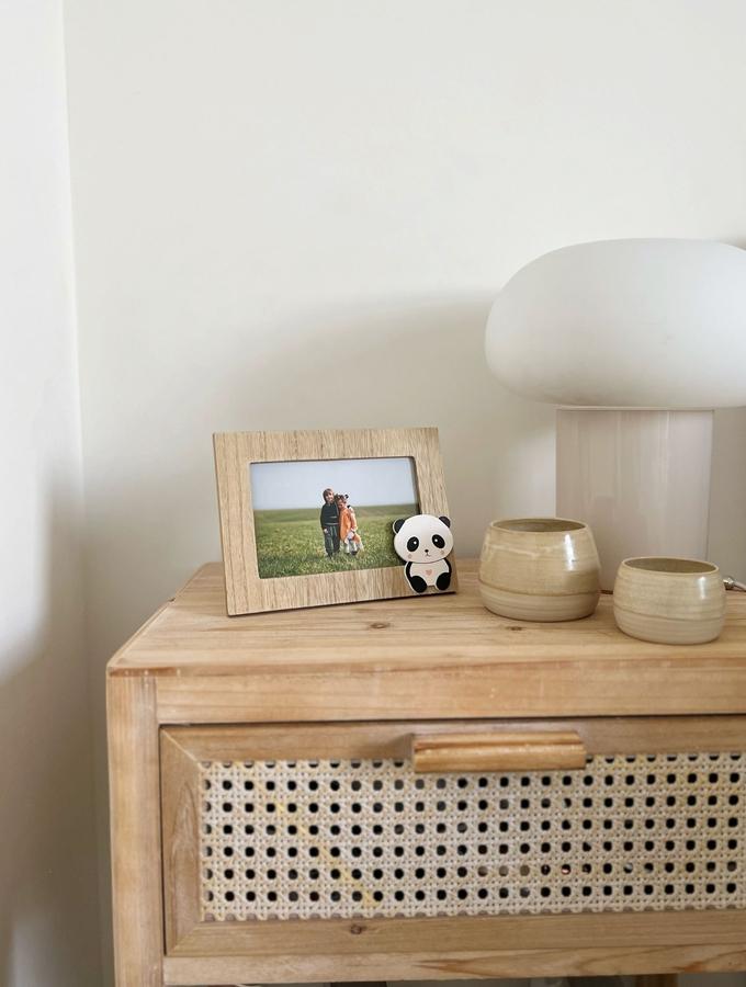 Deknudt Frames Cadre Photo En Bois Naturel Avec Panda S67UC3