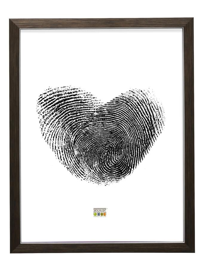 Deknudt Frames Cadre Photo En Brun Avec Bord En Argenté S41VK3