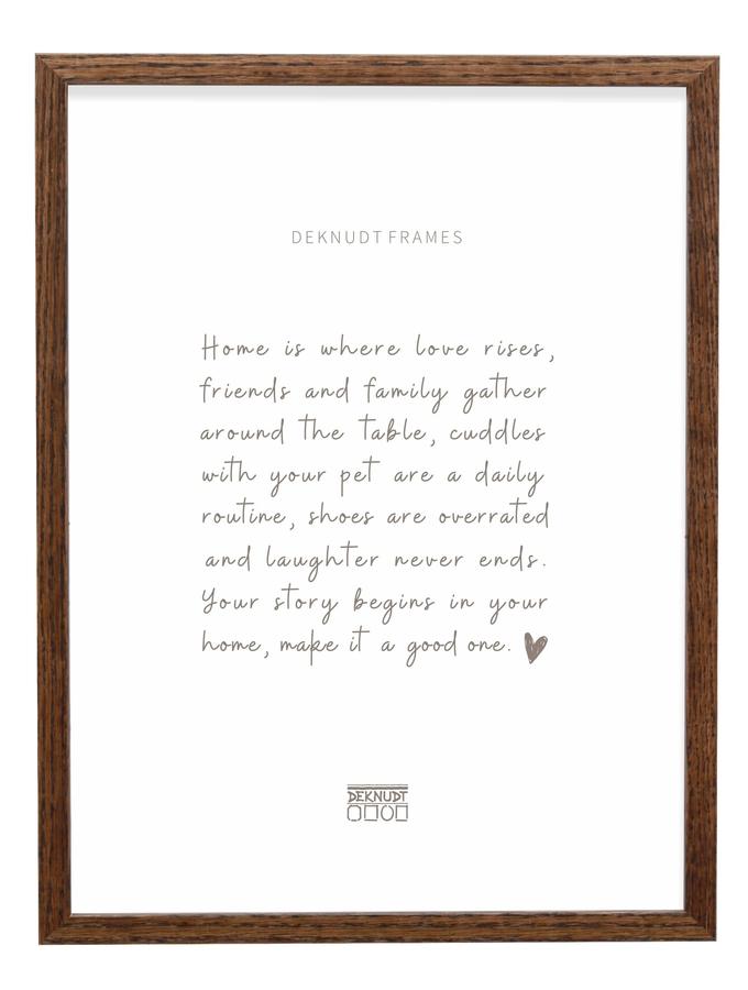 Deknudt Frames Cadre Photo En Chêne Massif Foncé S47CJ3