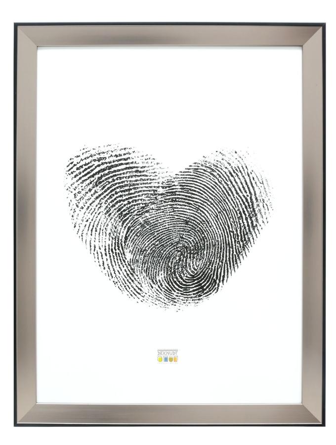 Deknudt Frames Cadre Photo En Couleur Argenté Avec Bord Noir S45FD2