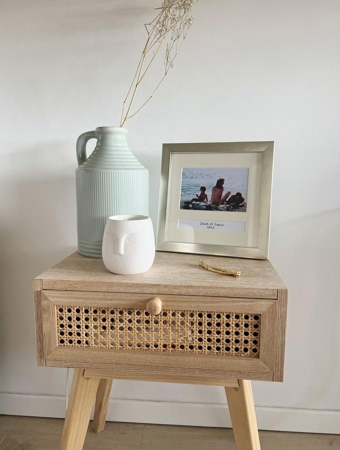 Deknudt Frames Cadre Photo En Couleur Argenté Avec Case Texte S41VL9