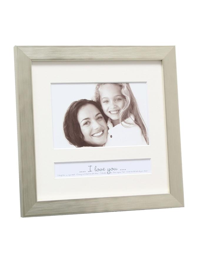 deknudt frames Cadre photo en couleur argenté avec case texte S41VL9 deknudt frames Cadre photo en couleur argenté avec case texte S41VL9