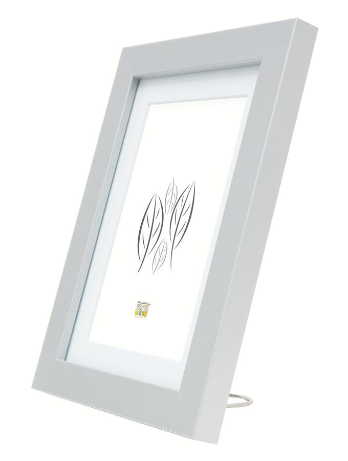 Deknudt Frames Cadre Photo En Couleur Argenté Avec Passe-partout Blanc S66KD1 P1