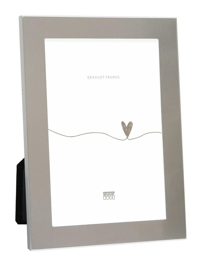 deknudt frames Cadre photo en couleur argenté mat S65RP1