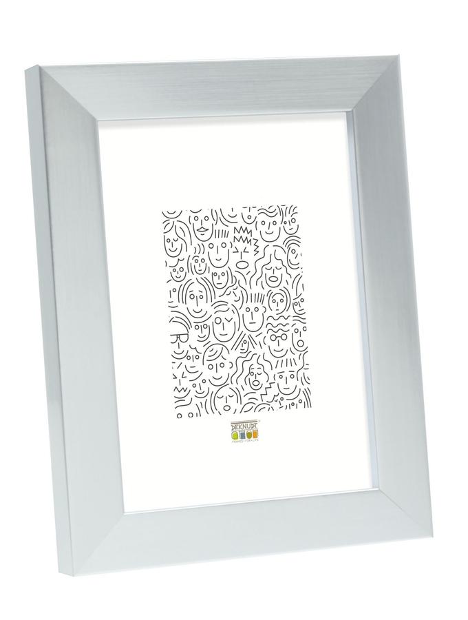 deknudt frames Cadre photo en couleur argenté moderne S45RD3