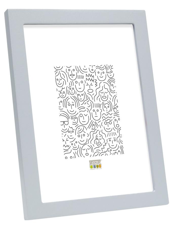 deknudt frames Cadre photo en couleur argenté S68FD1