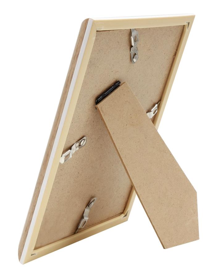 Deknudt Frames Cadre Photo En Couleur Bois Avec Biseau Blanc Et Passe-partout S46WG4 P1