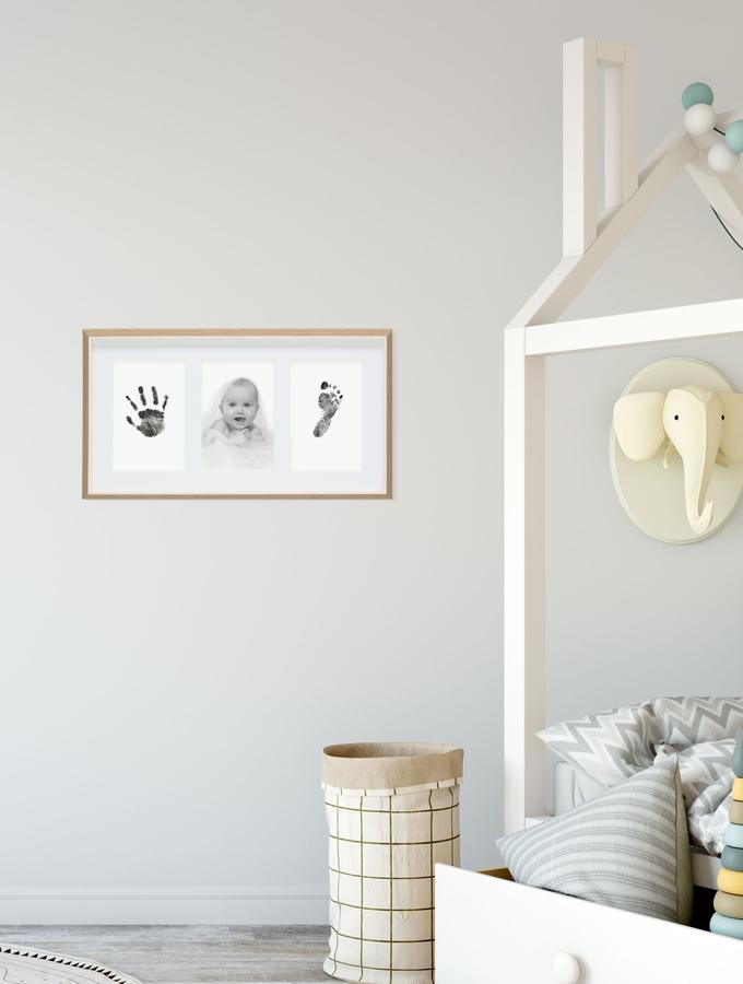 Deknudt Frames Cadre Photo En Couleur Bois Avec Biseau Blanc Et Passe-partout Pour 3 Photos S46WG4 P3