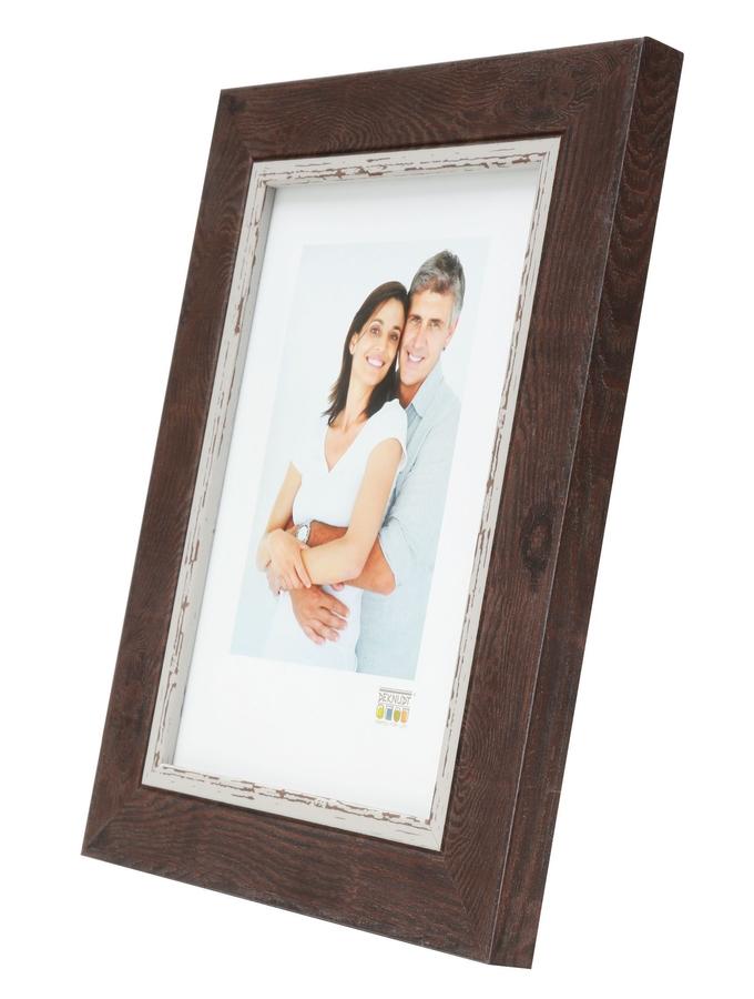 Deknudt Frames Cadre Photo En Couleur Bois Brun Avec Biseau Assorti S45VY2