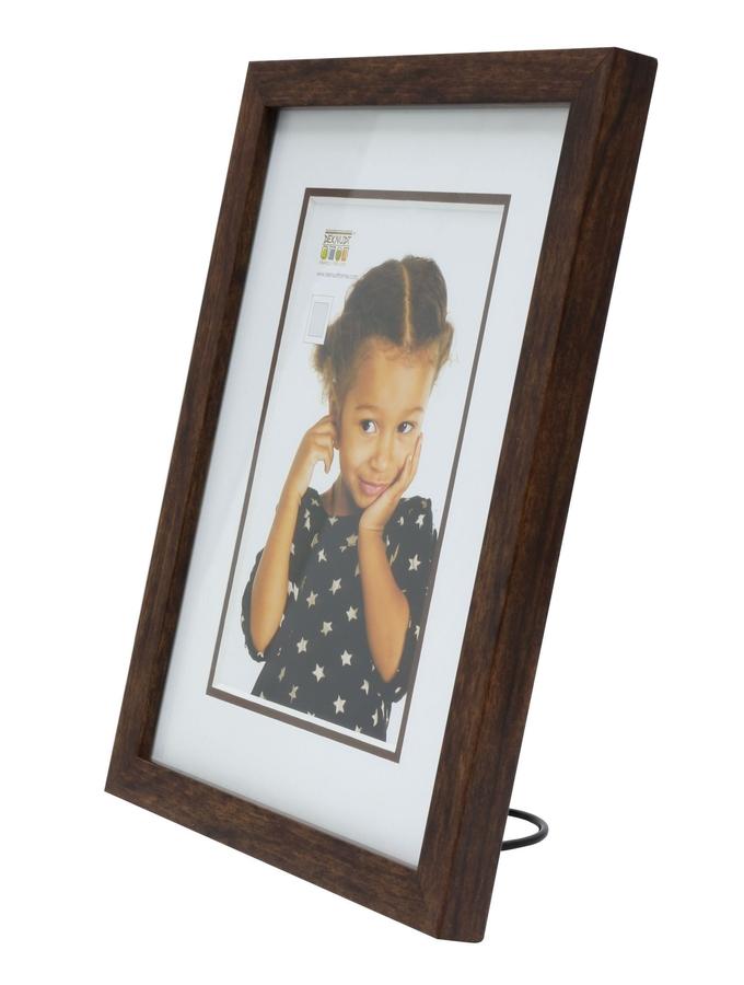 Deknudt Frames Cadre Photo En Couleur Bois Brun Avec Passe-partout S43AH3 P1