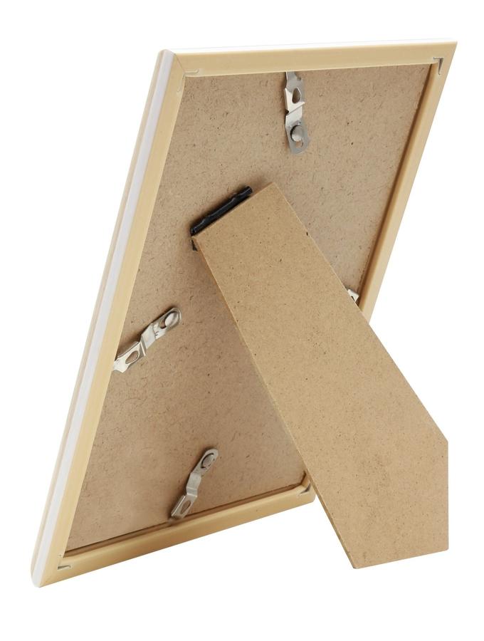 Deknudt Frames Cadre Photo En Couleur Bois Clair Avec Biseau Blanc Et Passe-partout S46WG3 P1