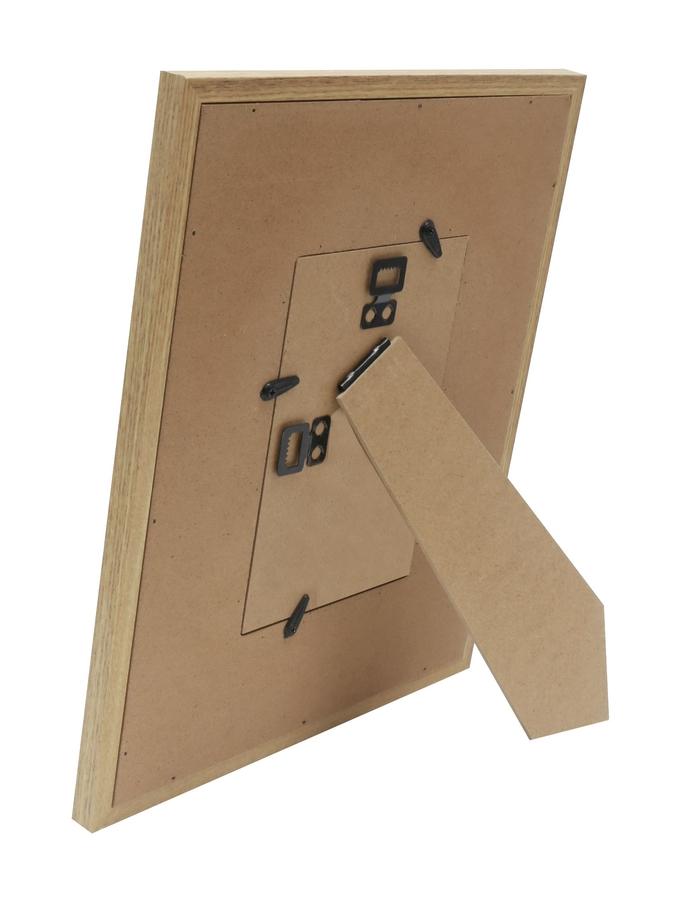 Deknudt Frames Cadre Photo En Couleur Bois Naturel Avec Finition En Lin Beige S68UE3