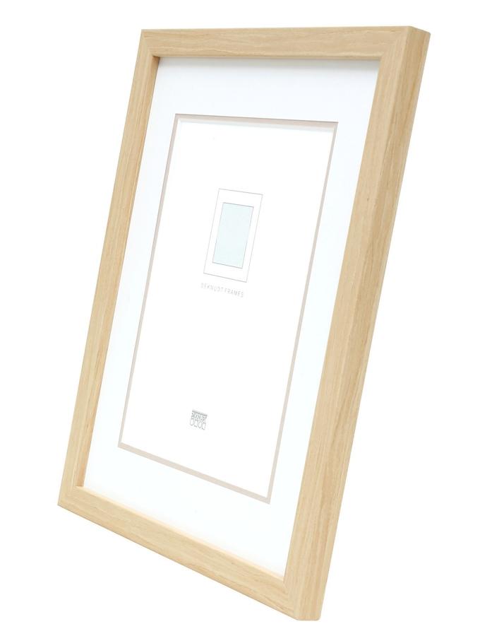 Deknudt Frames Cadre Photo En Couleur Bois Naturel Avec Passe-partout S43AH1 P1