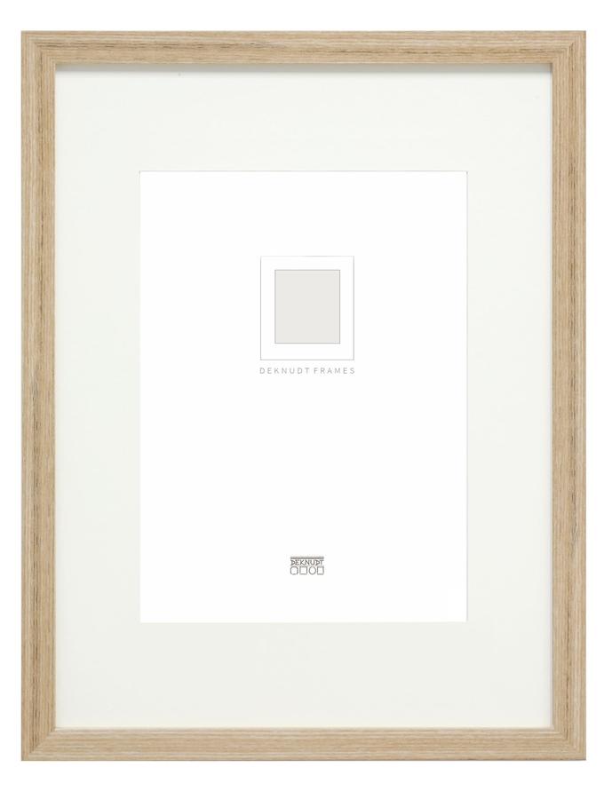 Deknudt Frames Cadre Photo En Couleur Chêne Avec Passe-partout Blanc Cassé S66KH1 P1