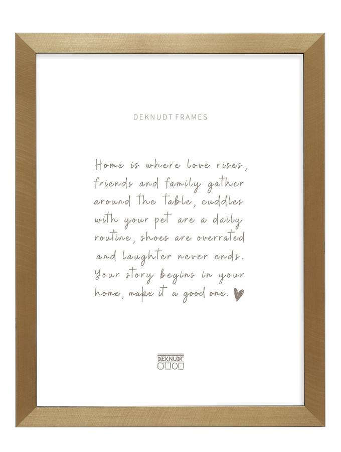 Deknudt Frames Cadre Photo En Couleur Doré Avec Bord En Noir S47BB2