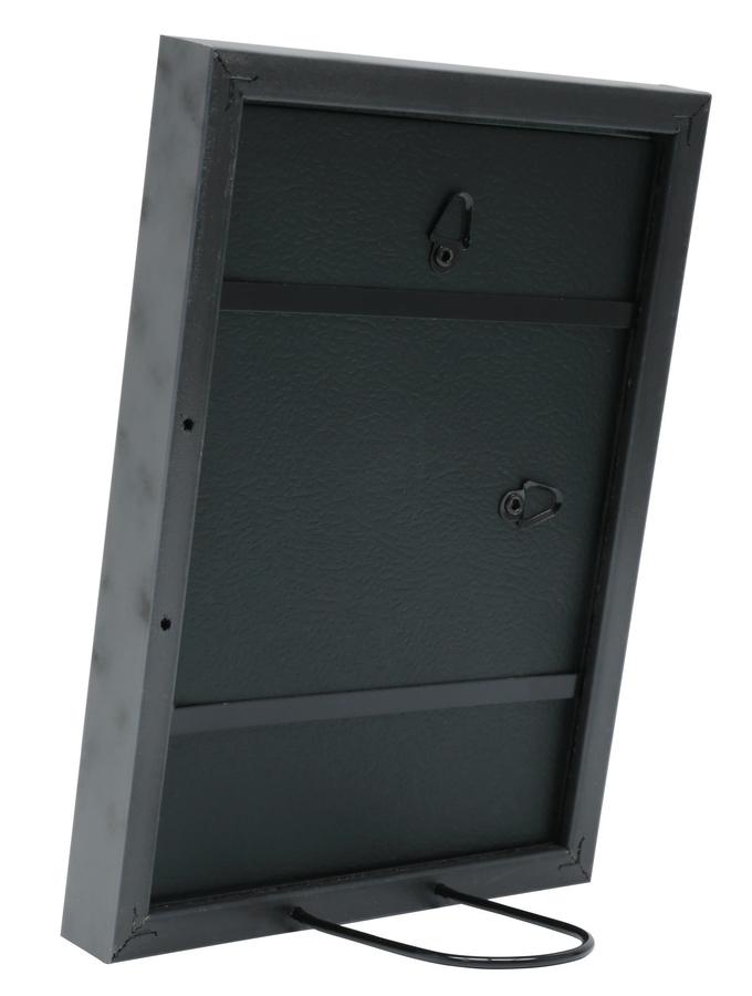 Deknudt Frames Cadre Photo En Gris Avec Filet Argenté S46DF7