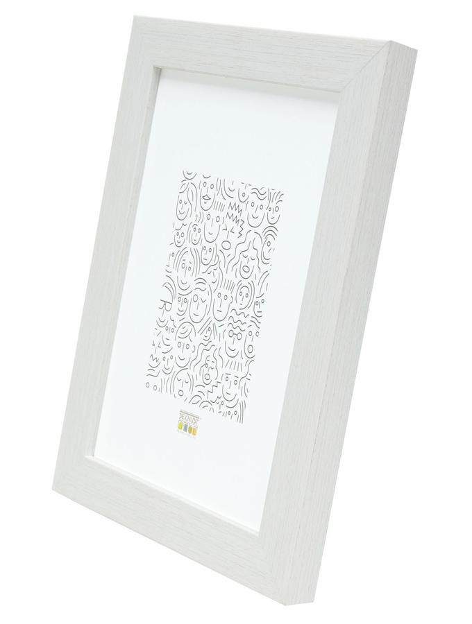Deknudt Frames Cadre Photo En Look Peint Blanc S41VF1