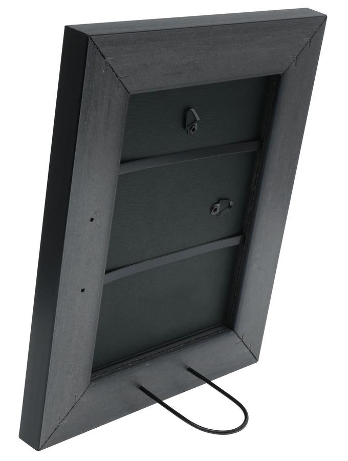 Deknudt Frames Cadre Photo En Noir Avec Biseau Argenté S41NH2