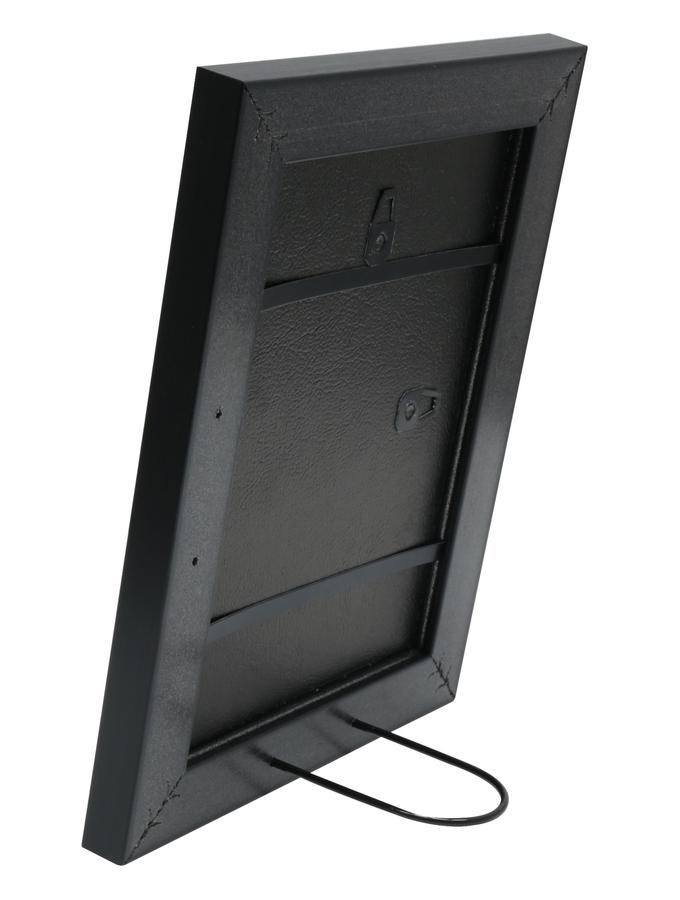 Deknudt Frames Cadre Photo En Noir Avec Biseau Argenté S45VH2