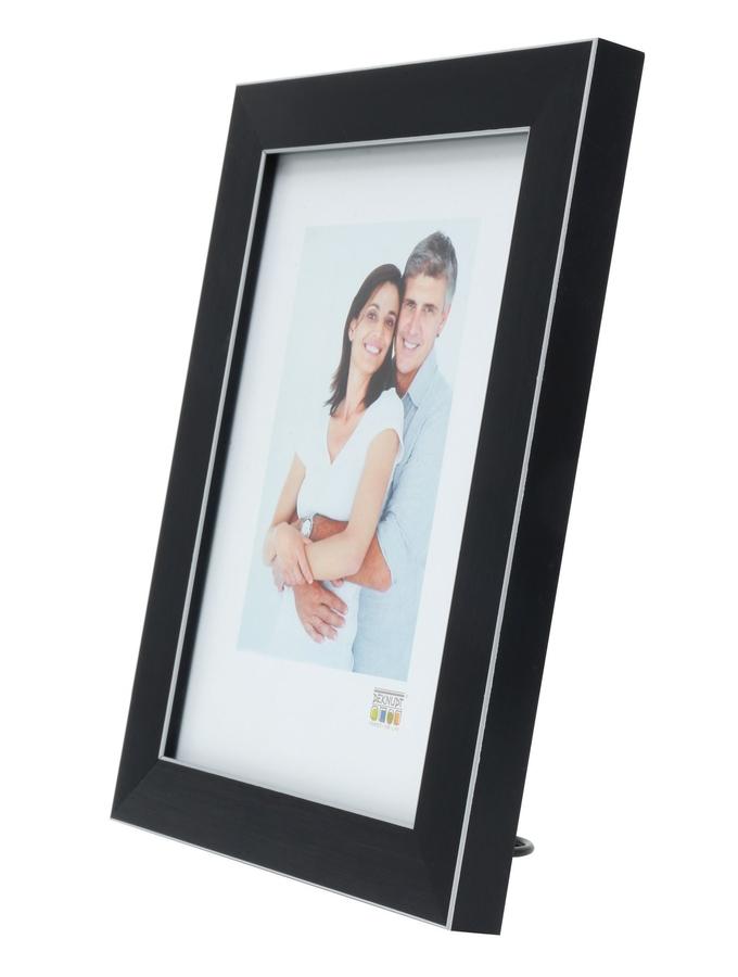 Deknudt Frames Cadre Photo En Noir Avec Bord En Argenté S41VK2