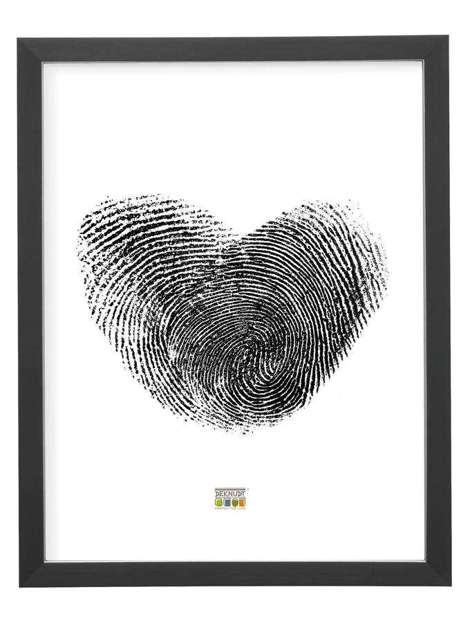 Deknudt Frames Cadre Photo En Noir Avec Bord En Argenté S41VK2