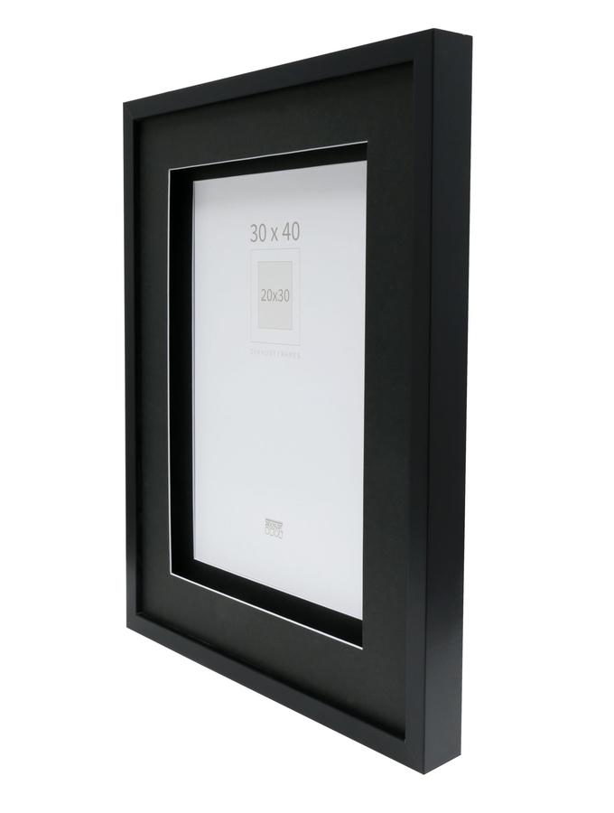 Deknudt Frames Cadre Photo En Noir Avec Double Passe-partout S67NK2 P1