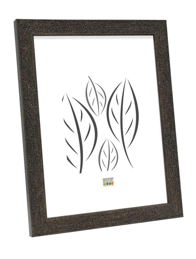 deknudt frames Cadre photo en noir finition étincelée S41VG2
