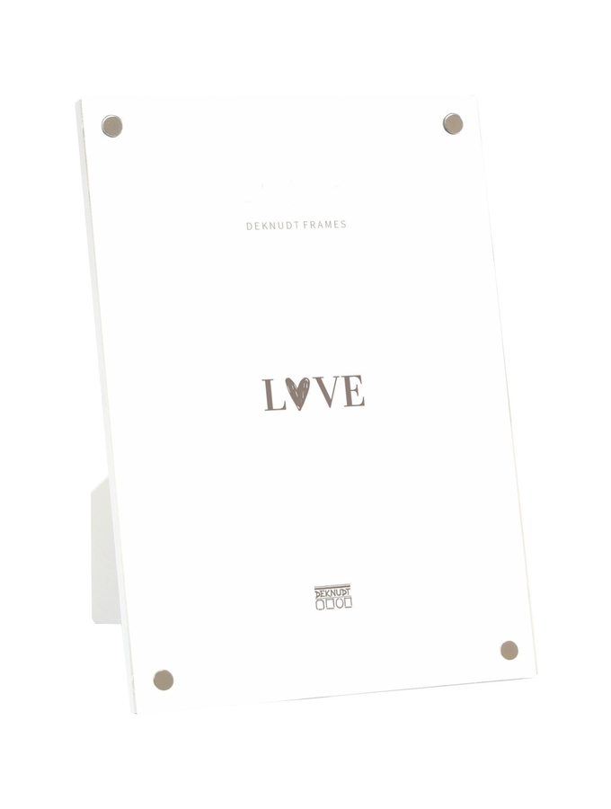 deknudt frames Cadre photo en résine avec dos blanc avec pied S58RG1