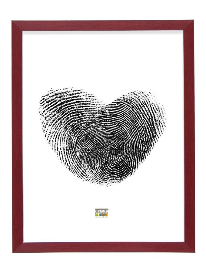 Deknudt Frames Cadre Photo En Rouge Avec Bord En Argenté S41VK4
