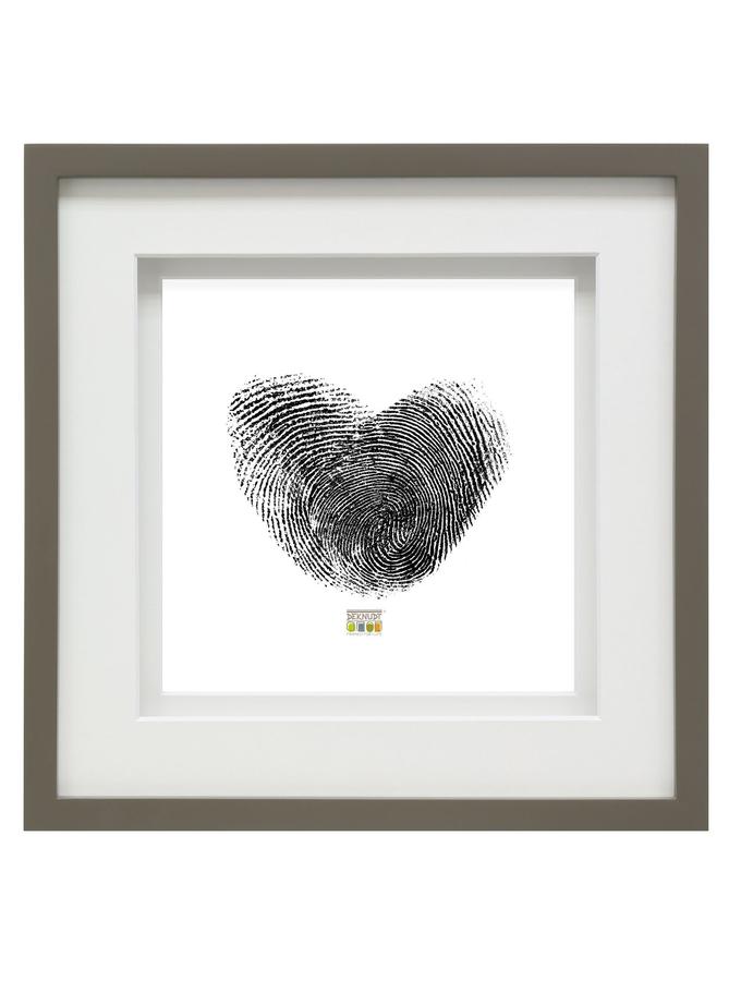 deknudt frames Cadre photo en taupe avec double passe-partout S67NK9 P1