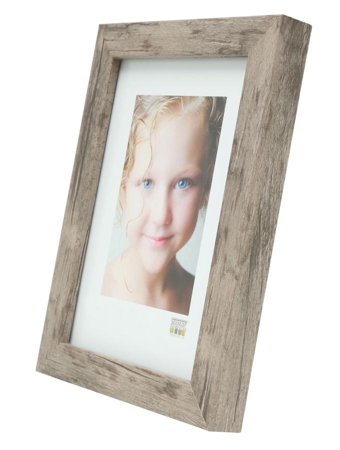 Deknudt Frames Cadre Photo En Ton Bois Chaud Couleur Gris-beige S45RH7