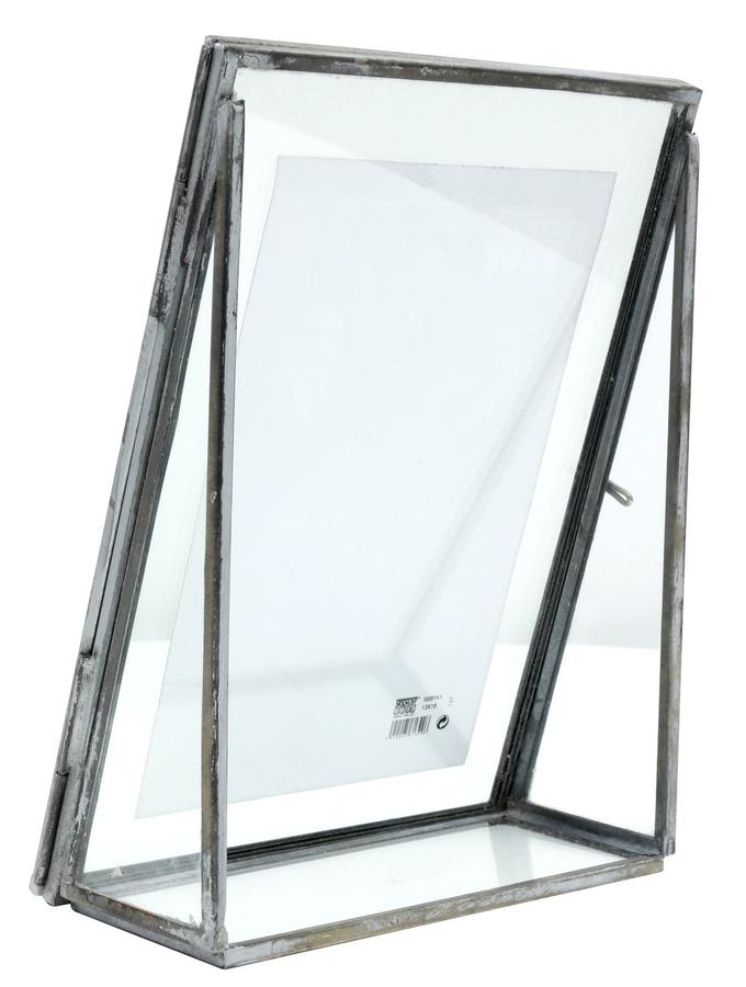 Deknudt Frames Cadre Photo En Verre Avec Bord En Métal Argenté S68PA1