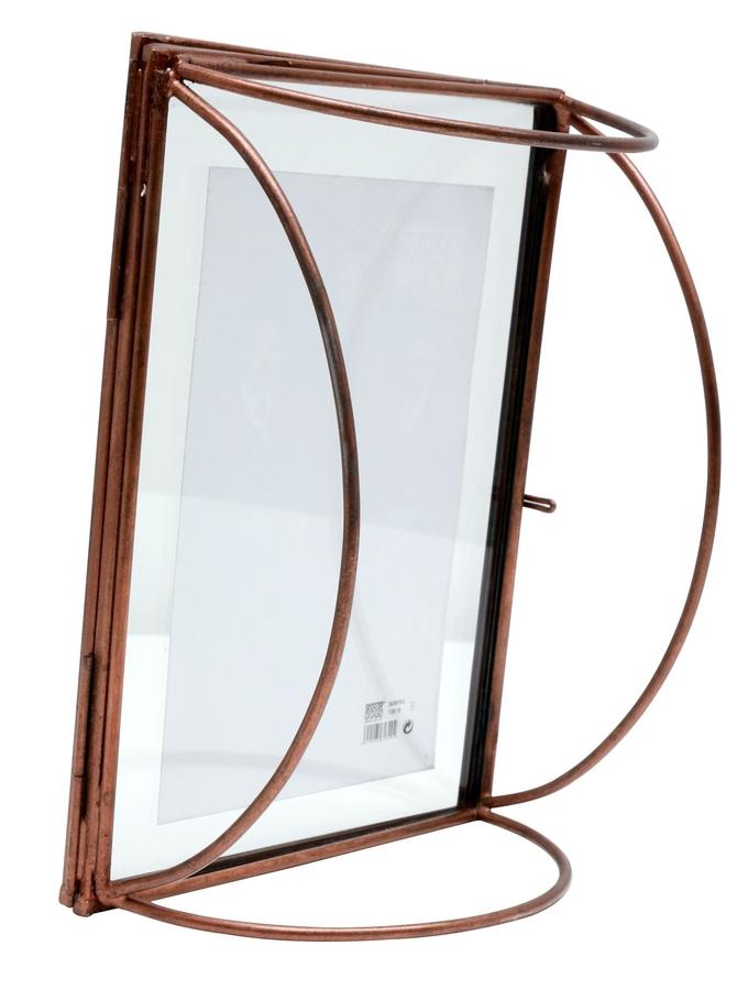 Deknudt Frames Cadre Photo En Verre Avec Bord En Métal Couleur Cuivre S68PB3