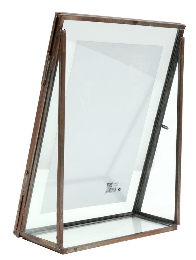 Deknudt Frames Cadre Photo En Verre Avec Bord En Métal Couleur Cuivre S68PA3