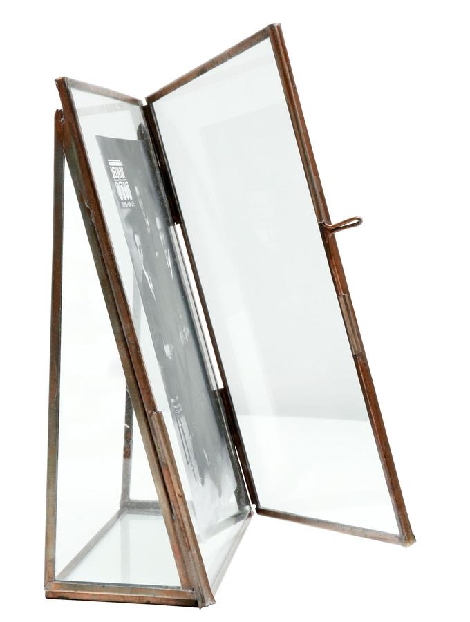 Deknudt Frames Cadre Photo En Verre Avec Bord En Métal Couleur Cuivre S68PA3