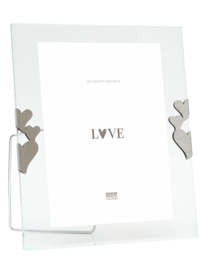 deknudt frames Cadre photo en verre avec clip coeur S59ZE4