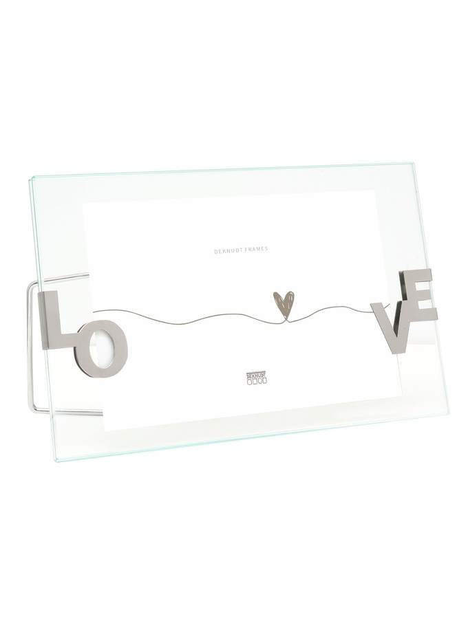 deknudt frames Cadre photo en verre avec clip LOVE S59ZE7