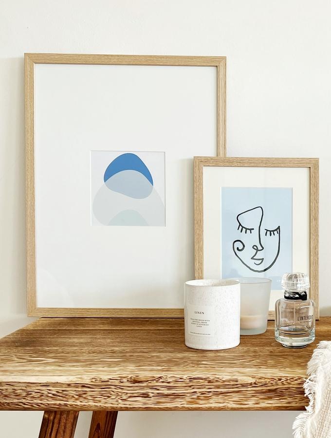 Deknudt Frames Cadre Photo Fin En Couleur Chêne Avec Passepartout Pour Photo 13x13cm S44CH1 R1