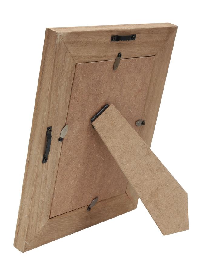 Deknudt Frames Cadre Photo Fin Noir Avec Passe-partout En Bois S67TX2