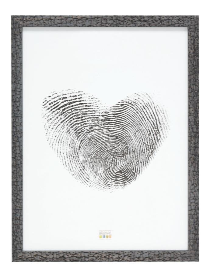 Deknudt Frames Cadre Photo Gris En Technique De Combustion Tendance S45RL7