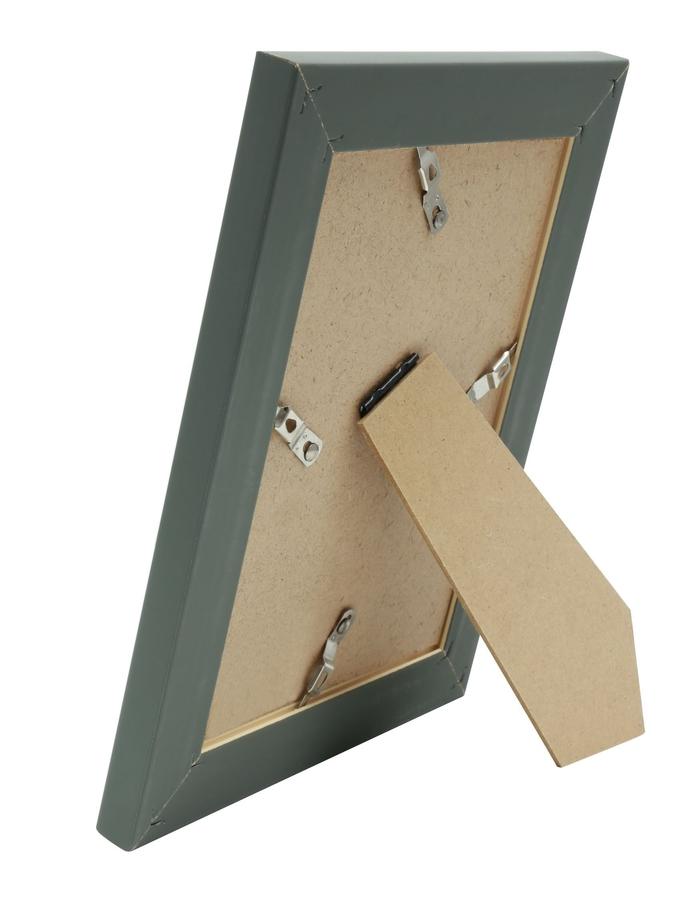 Deknudt Frames Cadre Photo Gris Vert Avec Biseau Noir S46XF7