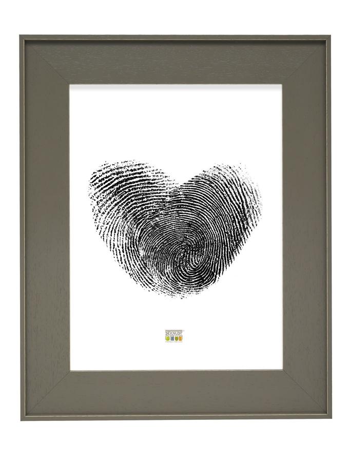 deknudt frames Cadre photo large bois peint en taupe S884S7